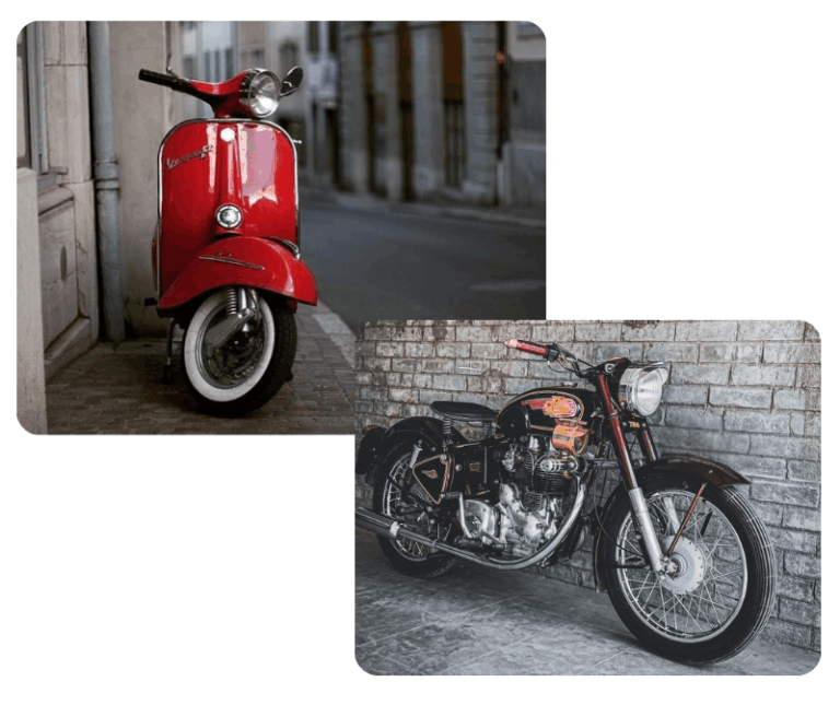 royal enfield and scooty rental